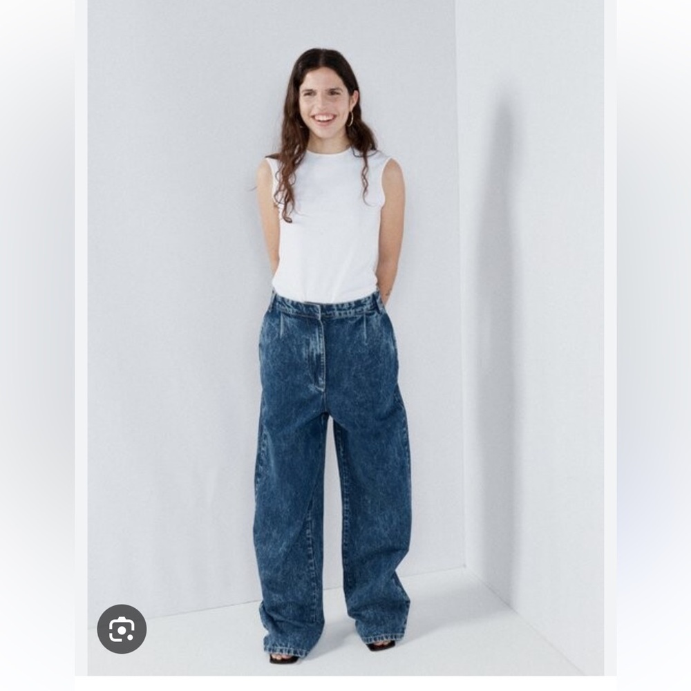 NWT Raey denim wide leg trouser